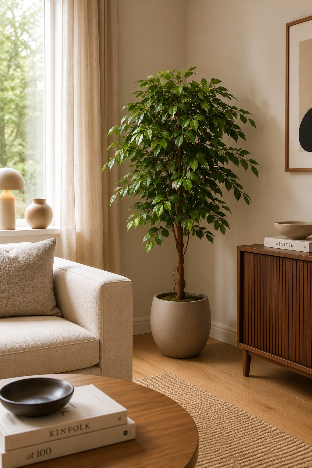 Trær og store planter
